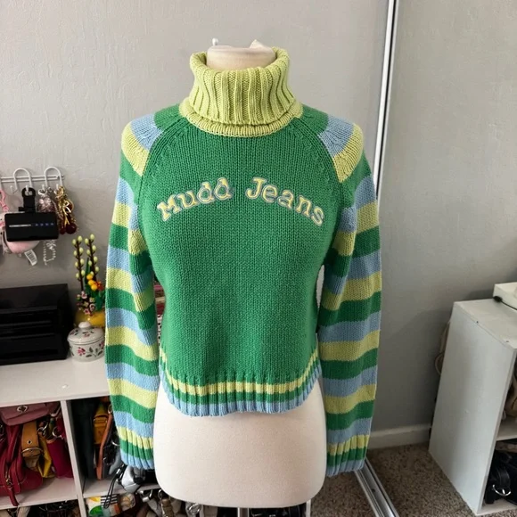 Haut Col Roulé à Manches Longues Gymboree Pour Garçon - Taille 2XL (7 Ans) - Rayé Bordeaux - Occasion Très Bon état